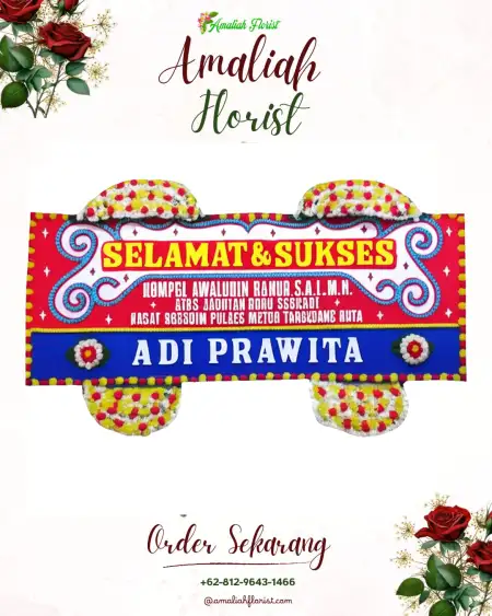 Papan Bunga Ucapan Selamat Pulolor